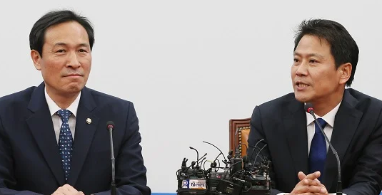 우상호 국회의원 수박 임종석